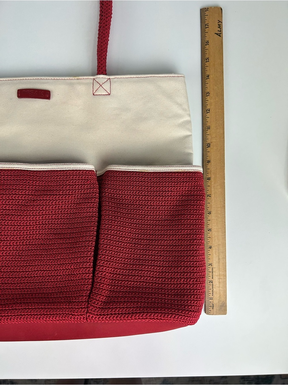 THE SAK ELLIOTT LUCCA CANVAS AND CROCHET SHOPPER TOTE - Picture 13 of 14